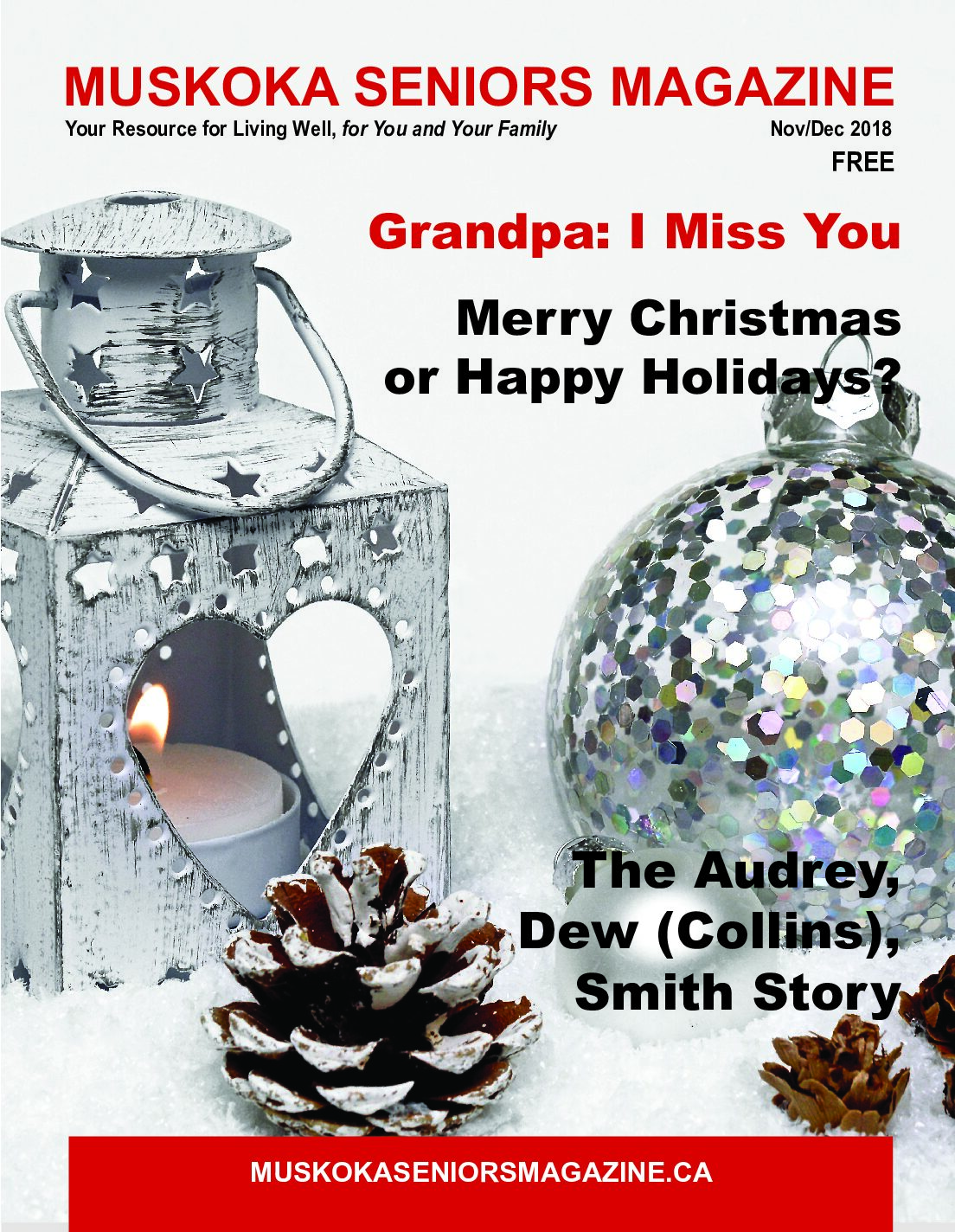 Muskoka Seniors Magazine Annual Subscription